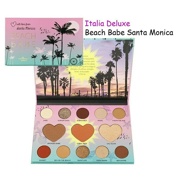 Italia Deluxe Beach Babe Santa Monica Palette - Blush/Bronzer/Highlighter/Shadow