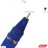 rorito 10 x Charmer BLUE 0.7mm Tip Ballpoint Pens Soft