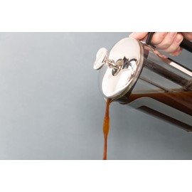 La Cafetière Roma Stainless Steel Cafetière, Six Cup, Silver, Gift Boxed