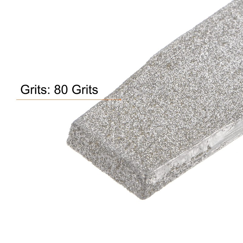 HARFINGTON Diamond Coated File 6 Inch 80 Grits Flat Files