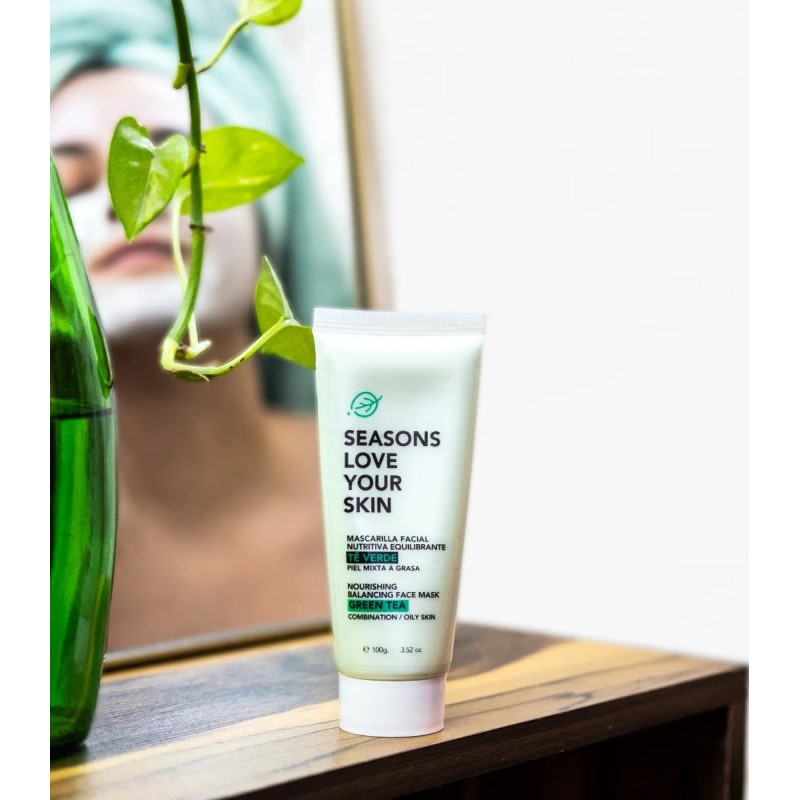 Mascarilla Facial Nutritiva Equilibrante Verde