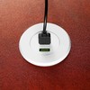 USB Built-in Socket, 3 Port USB Table Hub Desktop, 3.1
