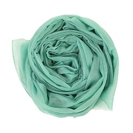 Prettystern Women's 100% Cashmere Feather Light Ring Pashmina Scarf Evening Dress Stole Made of Wafer-Thin 200 Yarn Cashmere Threads, 20. Mint Green