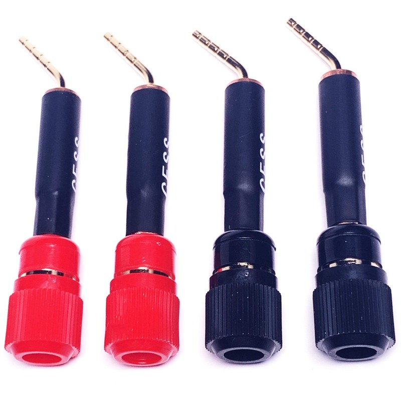 CNCESS CESS-130 Pin Screw Type Banana, Speaker Pin Plugs for