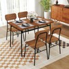Giantex 5-Piece Dining Table Set, Kitchen Table Chairs Set with
