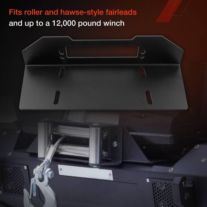 332000T Winch Mounting Plate Fairlead Mount Bracket Fit for Go