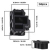 EMSea 50pcs Ethernet Hub Port RJ45 PVC Anti Dust Cover