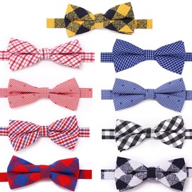 Freewindo Dog Bow Ties, 9pcs Adjustable Cat Bow Ties, Dog Bowties for Small Medium Large Dogs and Adult Cats