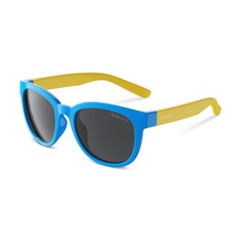 ACBLUCE Kids Sunglasses for Boys Girls Polarized Child Youth Teen Sport Baseball Running Cycling Beach Blue Yellow Glasses for Age 5-13