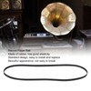 Alomejor Black Record Player Turntable Belt Replacement Rubber Recorder Drive