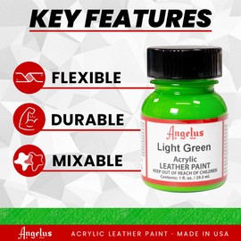 Angelus Leather Paint 1 oz Light Green