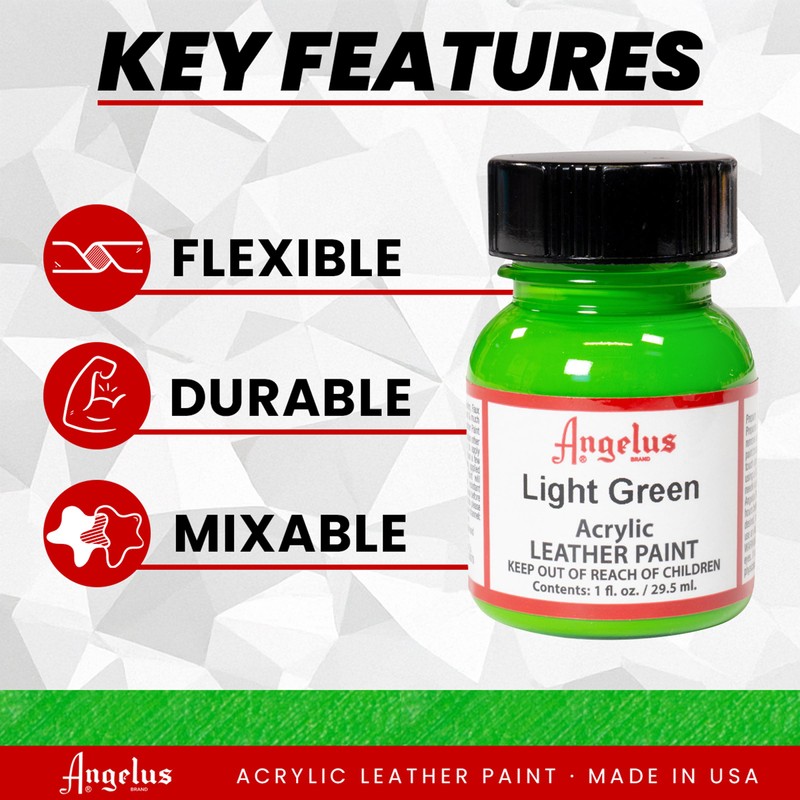 Angelus Leather Paint 1 oz Light Green