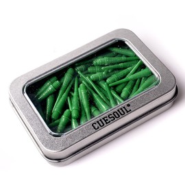 CUESOUL 100 2BA Soft Tip Dart Points (CSSTP008 - Green)