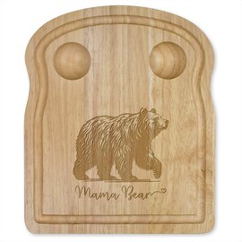 'Mama Bear' Wooden Breakfast Board (WB00087184)
