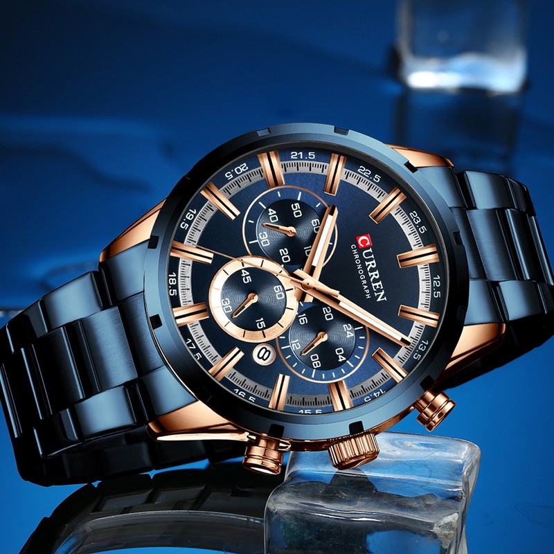 CURREN 8355 Luxury Classic Business Quartz Men Watch 3ATM Waterproof