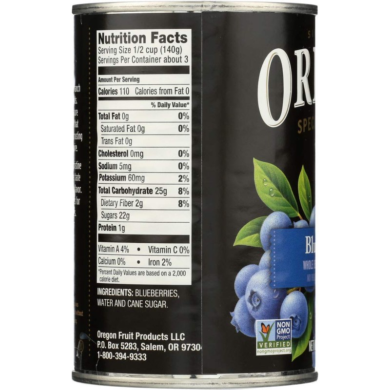 Oregon Fruit Products, Canned Fruits, 15oz Can (Pack of 3)