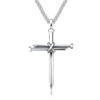 LeapoFaith Isaiah 41:7 Cross for Car Rearview Mirror Hanging Pendant
