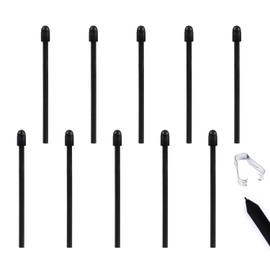10pcs Pen Nibs Replacement for Remarkable 2, Maker Pen Tip Replacement with Install Tool Stylus Nib Painting Writing Accessories for Remarkable 1&2 Remarkable Maker Plus (Black)