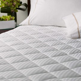 Westin Mattress Pad - Plush Quilted Mattress Topper with Deep Fitted Sides - Twin (39" x 75" x 18")