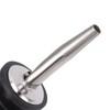 24pcs Stainless Steel Bottle Pourers with Black Plastic Cover Conical
