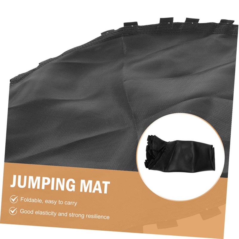 Kisangel Trampoline Mat Trampoline Cover Replacement Trampoline Padding Black Jumping