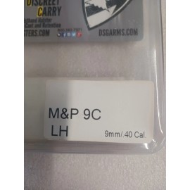 DSG Arms CDC Holster S&W M&P 9C 9mm/.40 Cal Left Hand Black Kydex.   (R17-F)