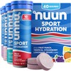 Nuun Sport Electrolyte Tablets with Magnesium, Calcium, Potassium, Chloride &