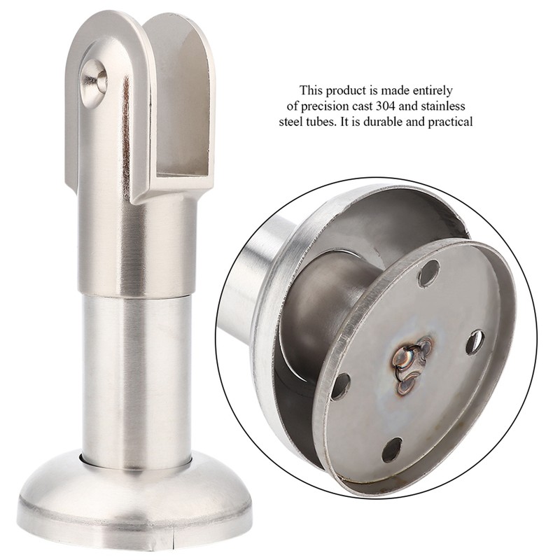 Stainless Steel Toilet Bathroom Partition Hardware Accessories Bracing Foot Adjustable