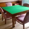 JUANJUAN Green Felt Poker Table Cover Felt Fabric Card Game
