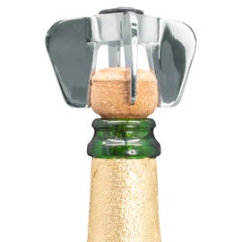 VB VIN BOUQUET FID 1539 - Apriscatole per champagne e cava, cromato, presa sicura e apertura senza sforzo, design compatto e resistente