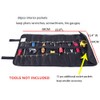1/2 Pcs Tool Roll Organizer,Pockets Tool Bag Roll,Wrench Pouch Organizer