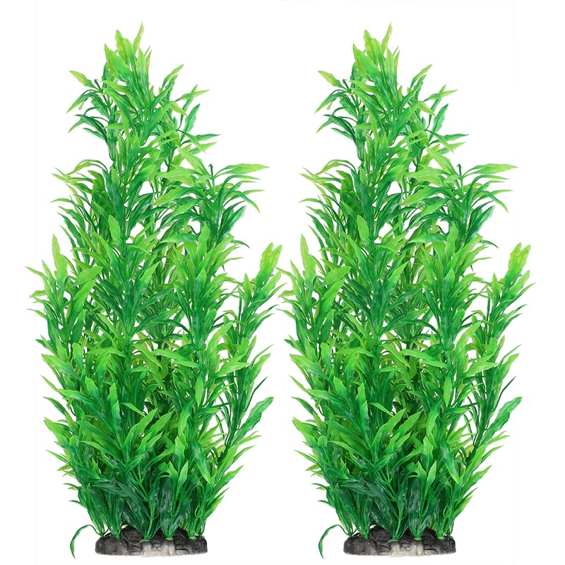 Aquarium Decoration Artificial Water Plants for Fish Tank Landscape Green