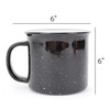 Elanze Designs Speckled Camper Colorful 13 ounce Ceramic Coffee Mugs