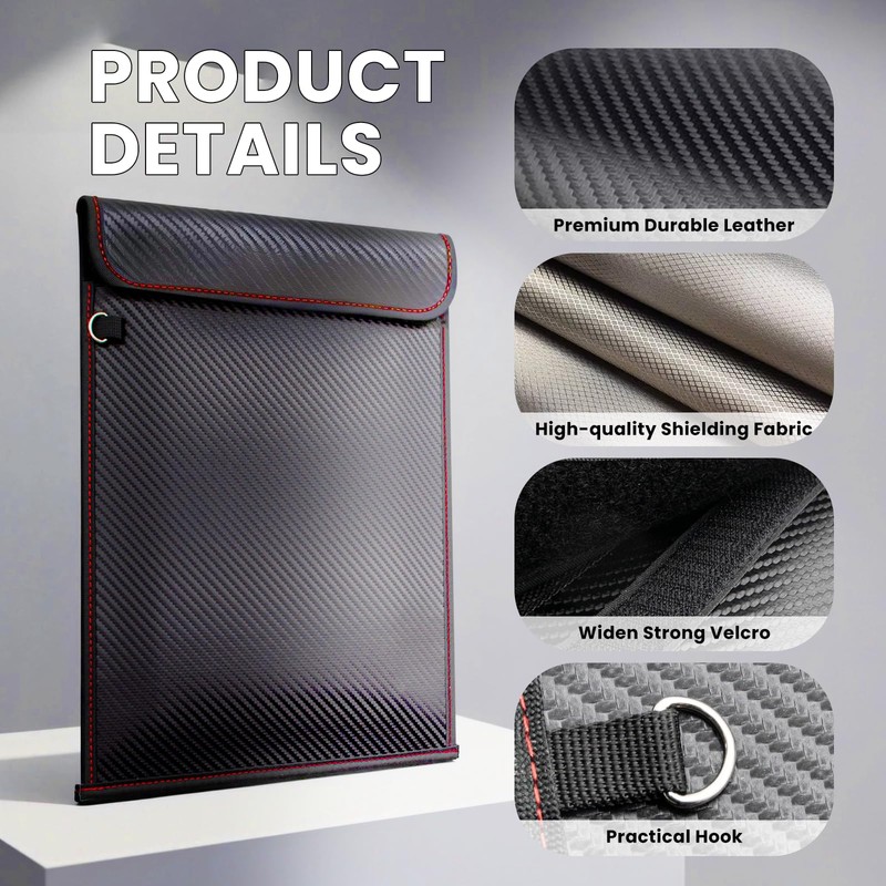 OMKHE Faraday Bags 5 Pack, Anti-Tracking Faraday Bag for Phones