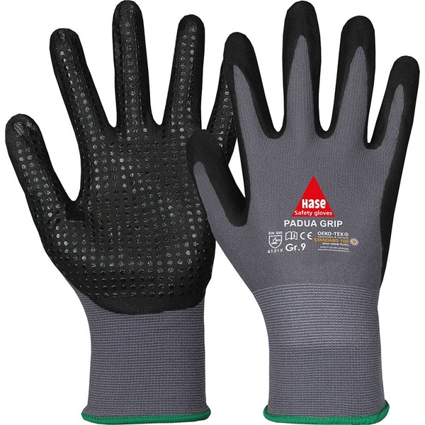 Padua Grip Work Gloves, Safety Gloves, Assembly Gloves, Nitrile Foam