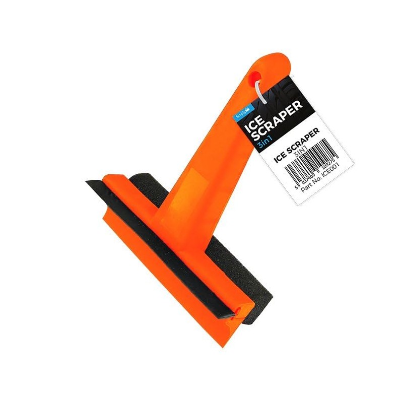 2 X Chunky Car Squeegee and Ice & Snow Scraper
