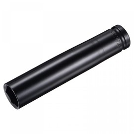 sourcing map 1/2" Drive by 22mm Deep Impact Socket, Heat-Treated CR-V Steel 6" Length, 6-Point Metric Sizes