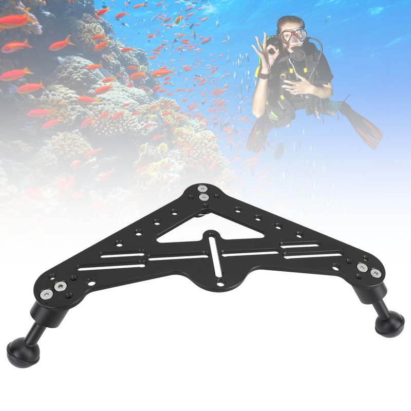 Diving Tray Rig Video Triangular Stabilizer Tripod Base Bracket SLR