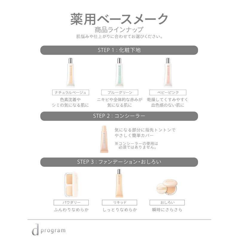 dプログラム(d program) 薬用 エアリースキンケアヴェール 化粧崩れ防止 敏感肌用 肌荒れ 化粧下地 下地 毛穴隠しニキビ予防