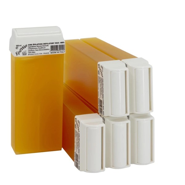 EpilWax Set of 6 Honey Cartridges for Hair Removal -
