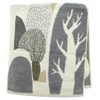 Kusunobashi Crest Woven Morita MiW Morita House Face Towel, Gray
