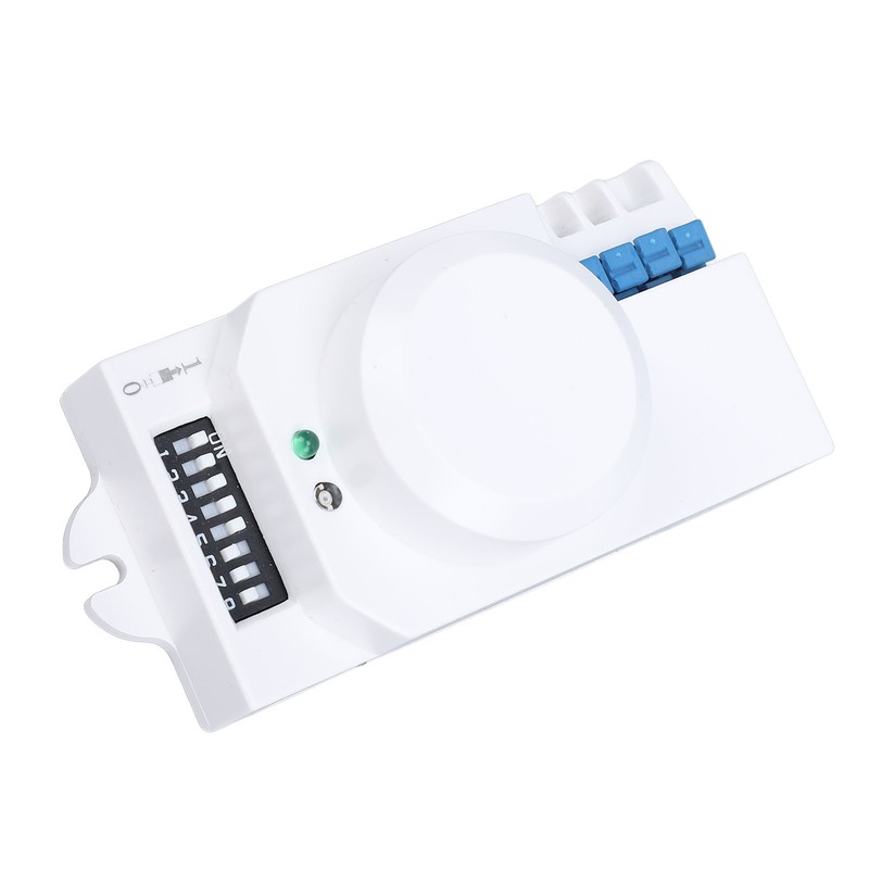 Microwave Radar Sensing Switch 5.8G 1200W Adjustable Human Motion Detector