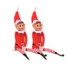Genrico MAJUYA Elfo Navideo Set de 2, Elfos Divertidos, Duende