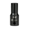 Capri Tools 3/8 in. Drive 3/8 in. Semi-Deep Impact Socket