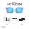 Oakley Frogskins (a) OO9245 9245A7 54MM Crystal Clear/Prizm Sapphire Square
