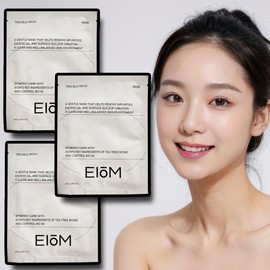 Iom trouble patch mask pack, exfoliation, scaling, sebum absorption, lactic acid bacteria mask pack, 3 pieces / 이옴 트러블 패치 마스크팩 각질제거 스케일링 피지흡착 유산균마스크팩 단품 3매