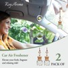 RoyAroma 2 Pack Hanging Car Air Freshener | Long Lasting