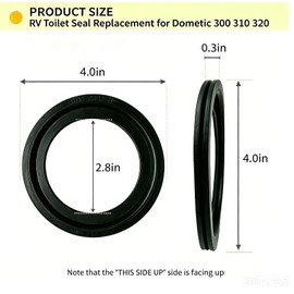 Dewuyanse RV Toilet Seal Replacement for Dometic 300/310/320/400/410/420, 2Pack