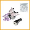 Partuto Car Air Conditioner Butterfly Shape Clips Outlet Vent Pink