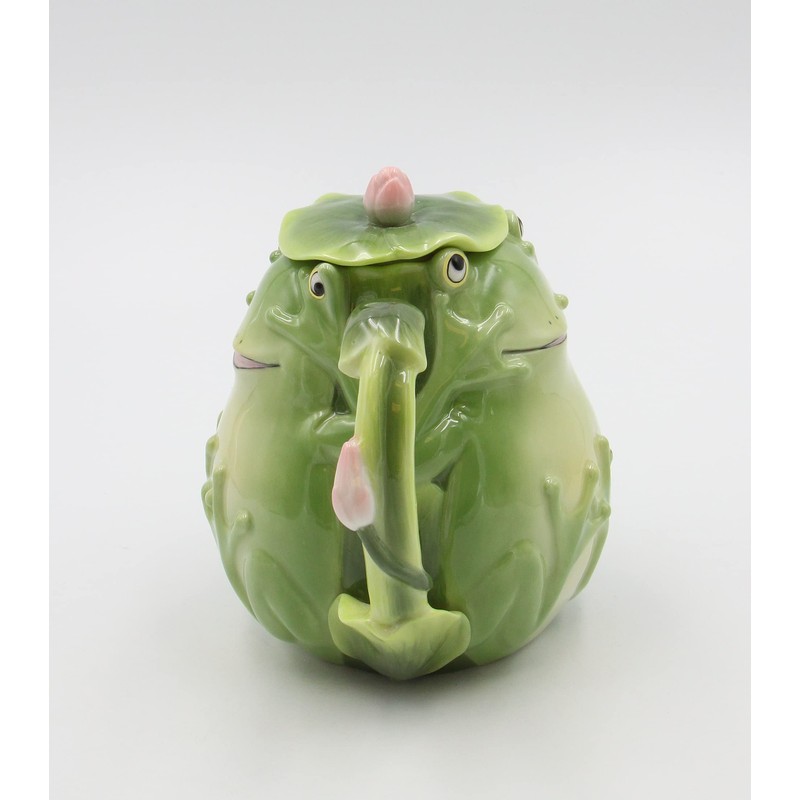 Appletree 5-1/4-Inch Fairy Frog Porcelain Teapot